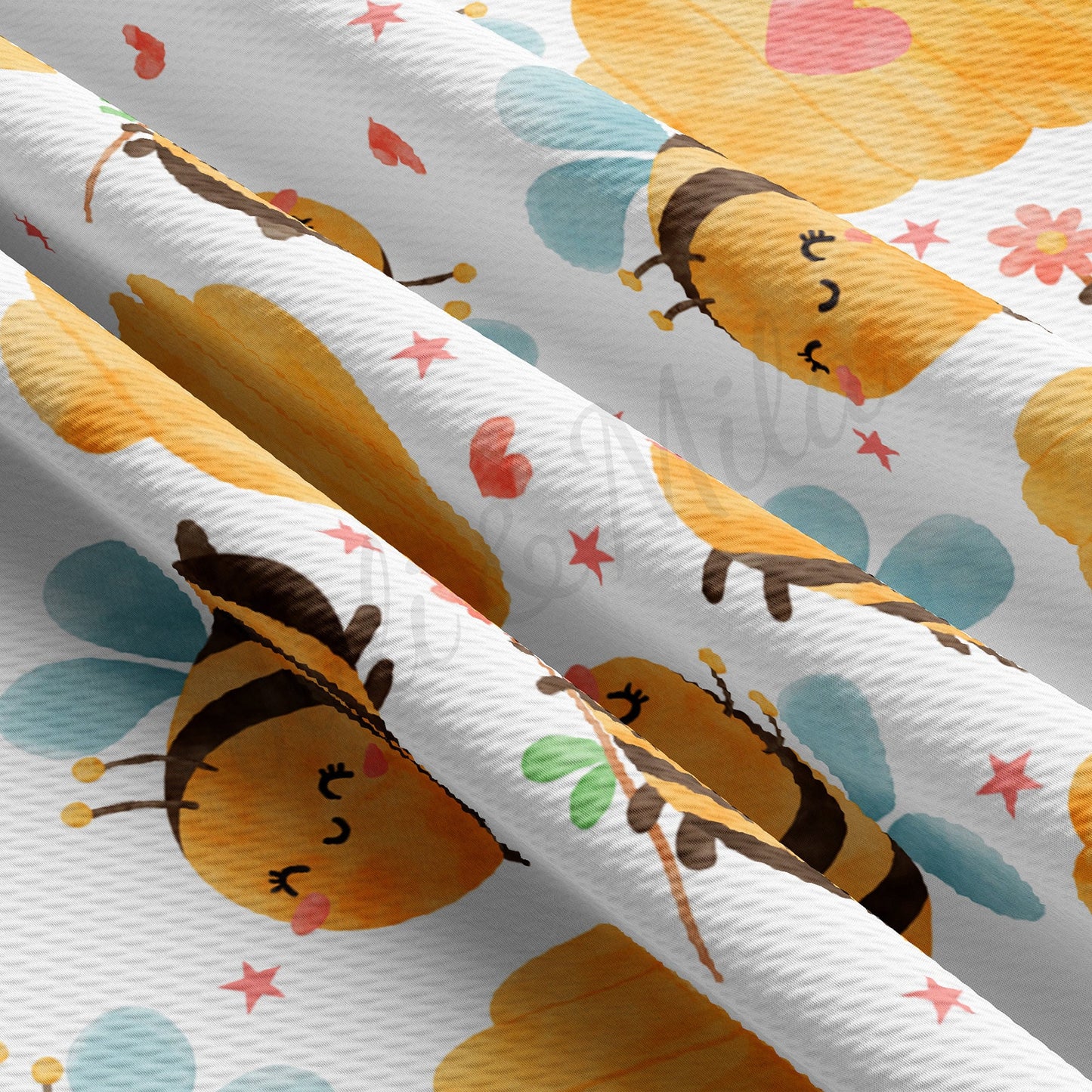 Bees  Bullet Textured Fabric by the yard AA1638