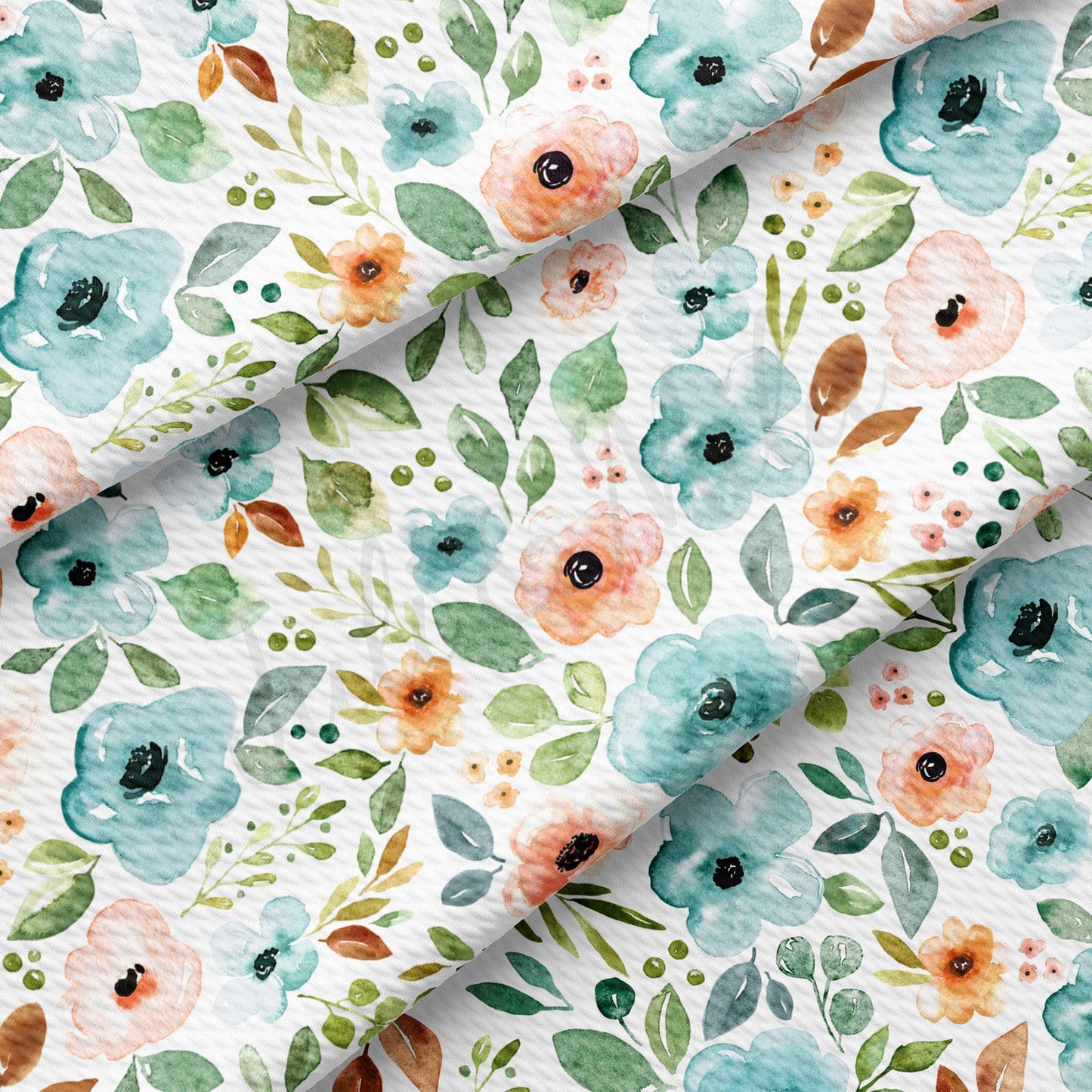 Floral l Bullet Textured Fabric by the yard AA1639