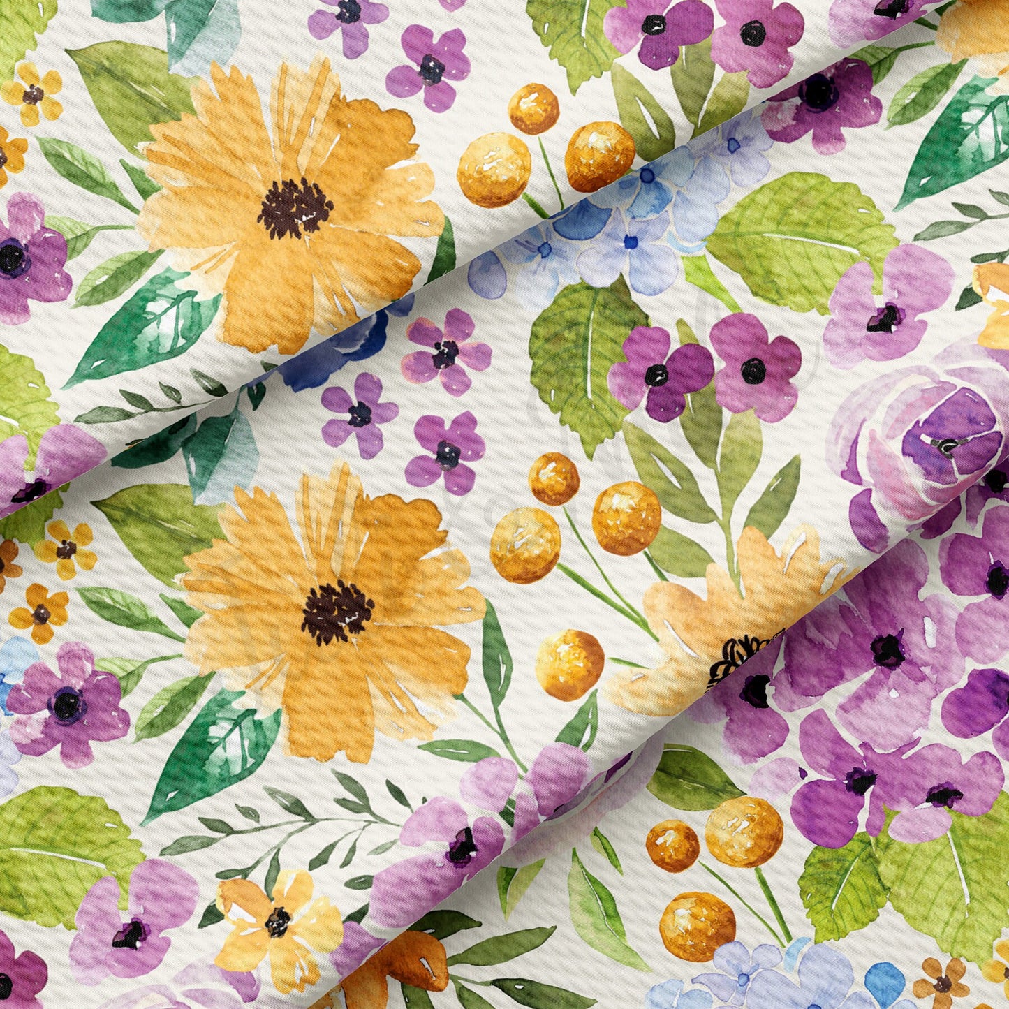 Floral l Bullet Textured Fabric by the yard AA1640