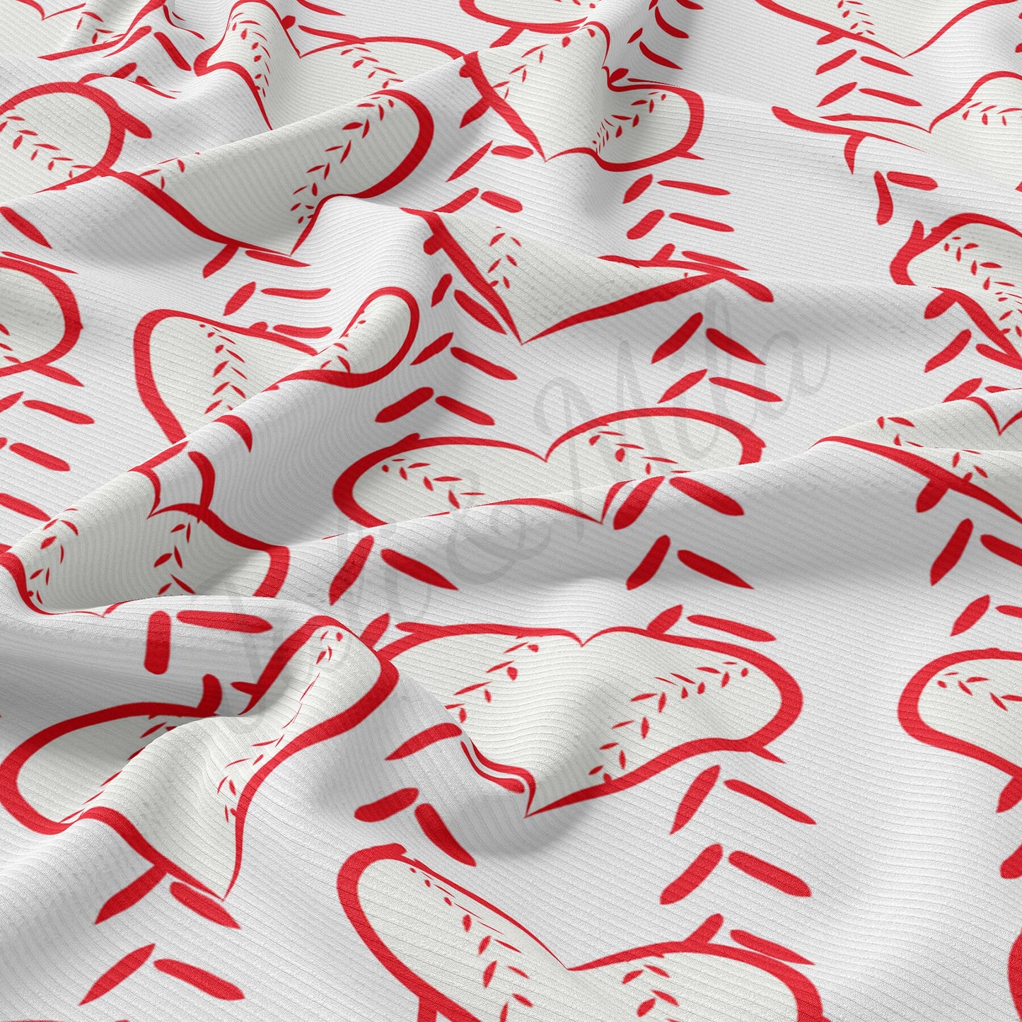 Baseball Rib Knit Fabric RBK1553