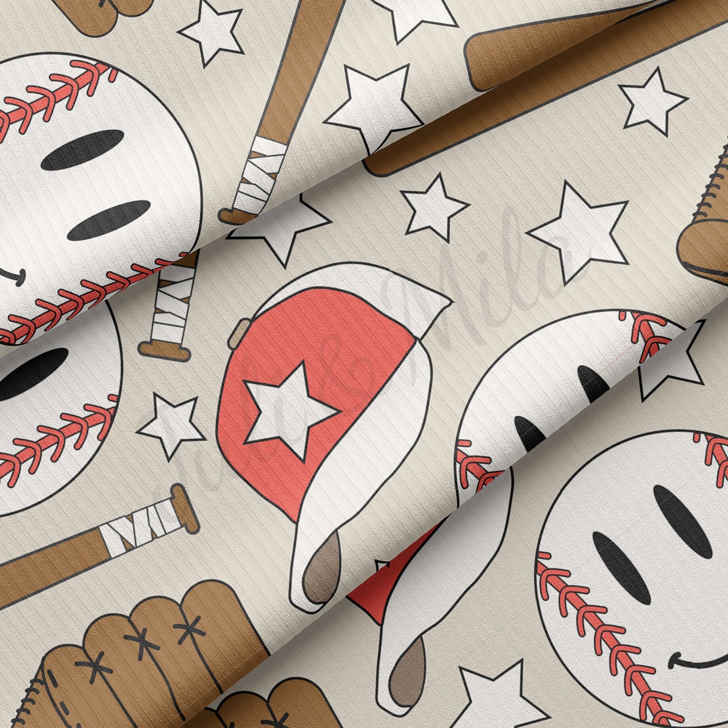 Baseball Rib Knit Fabric RBK1557