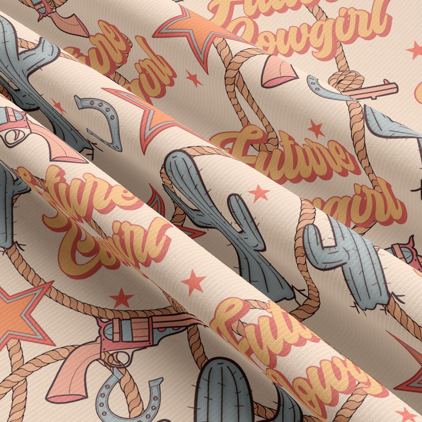Future Cowgirl Rib Knit Fabric RBK1587