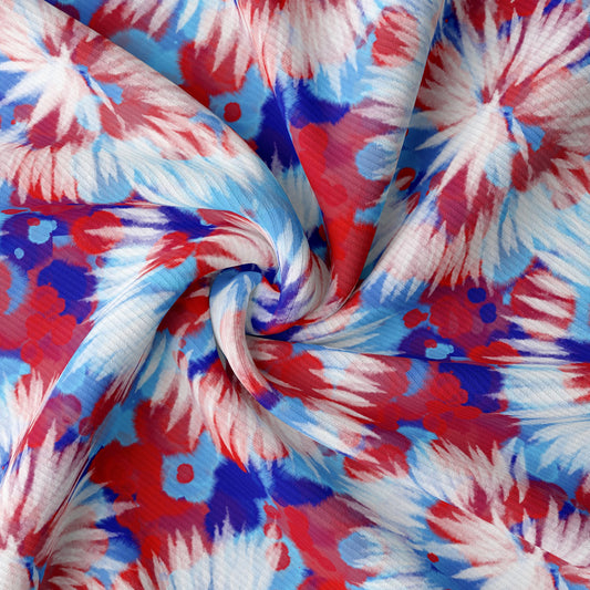 Rib Knit Fabric  RBK1612 4th of July Patriotic