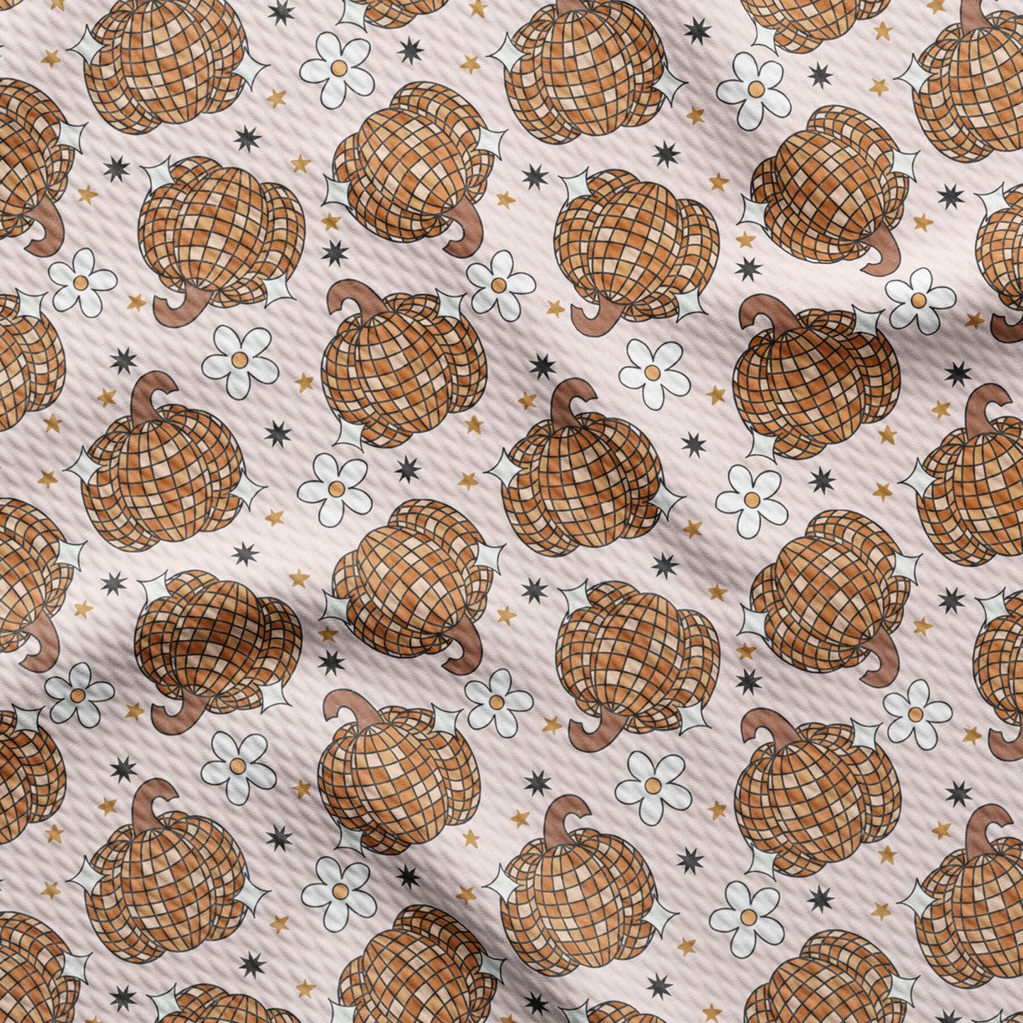 Fall Pumpkin Bullet Textured Fabric AA1757