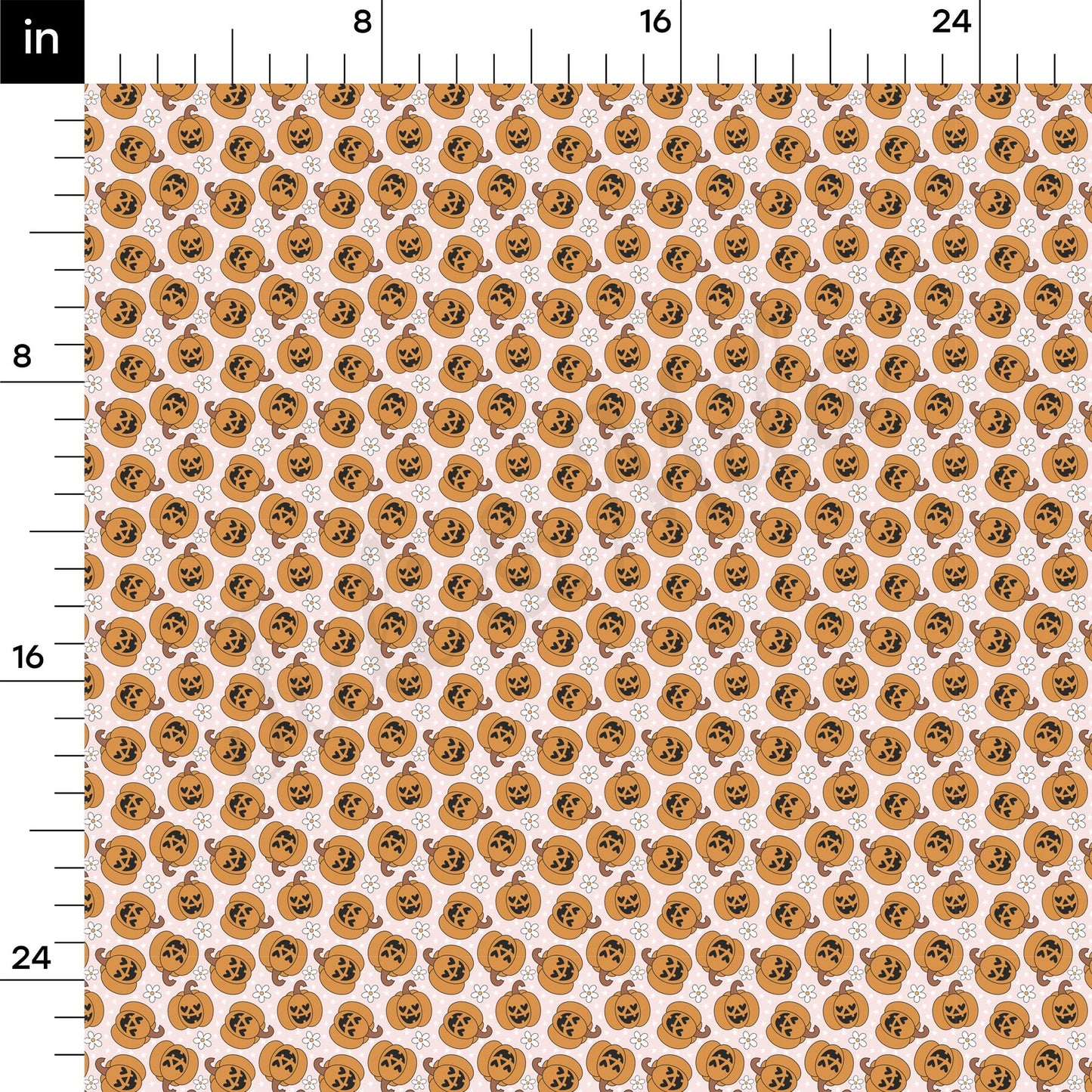 Fall Pumpkin  Bullet Textured Fabric AA1768