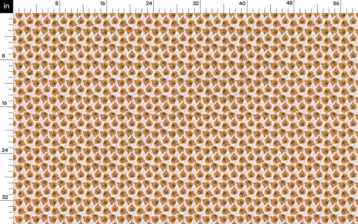 Fall Pumpkin  Bullet Textured Fabric AA1768