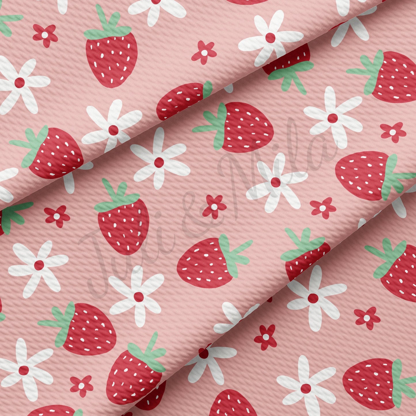 Strawberry Summer Bullet Textured Fabric  AA1663