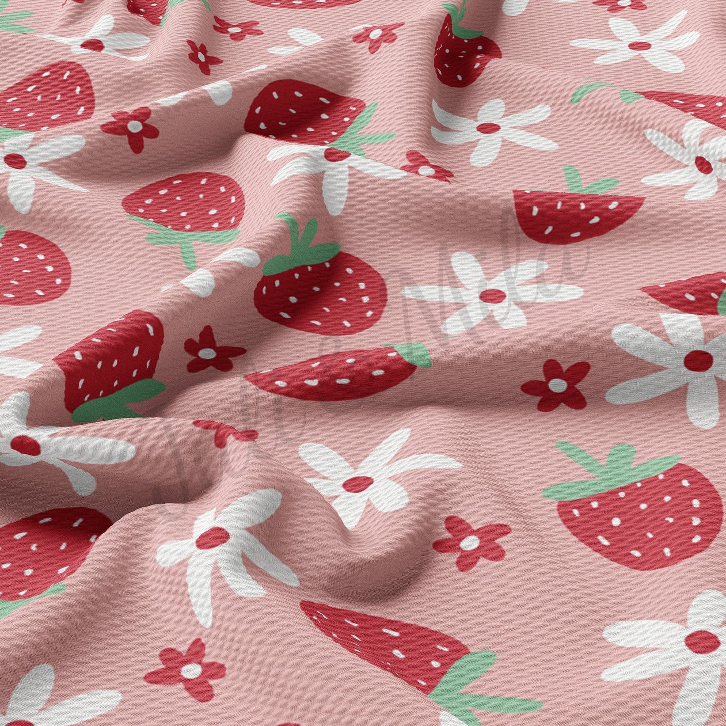 Strawberry Summer Bullet Textured Fabric  AA1663