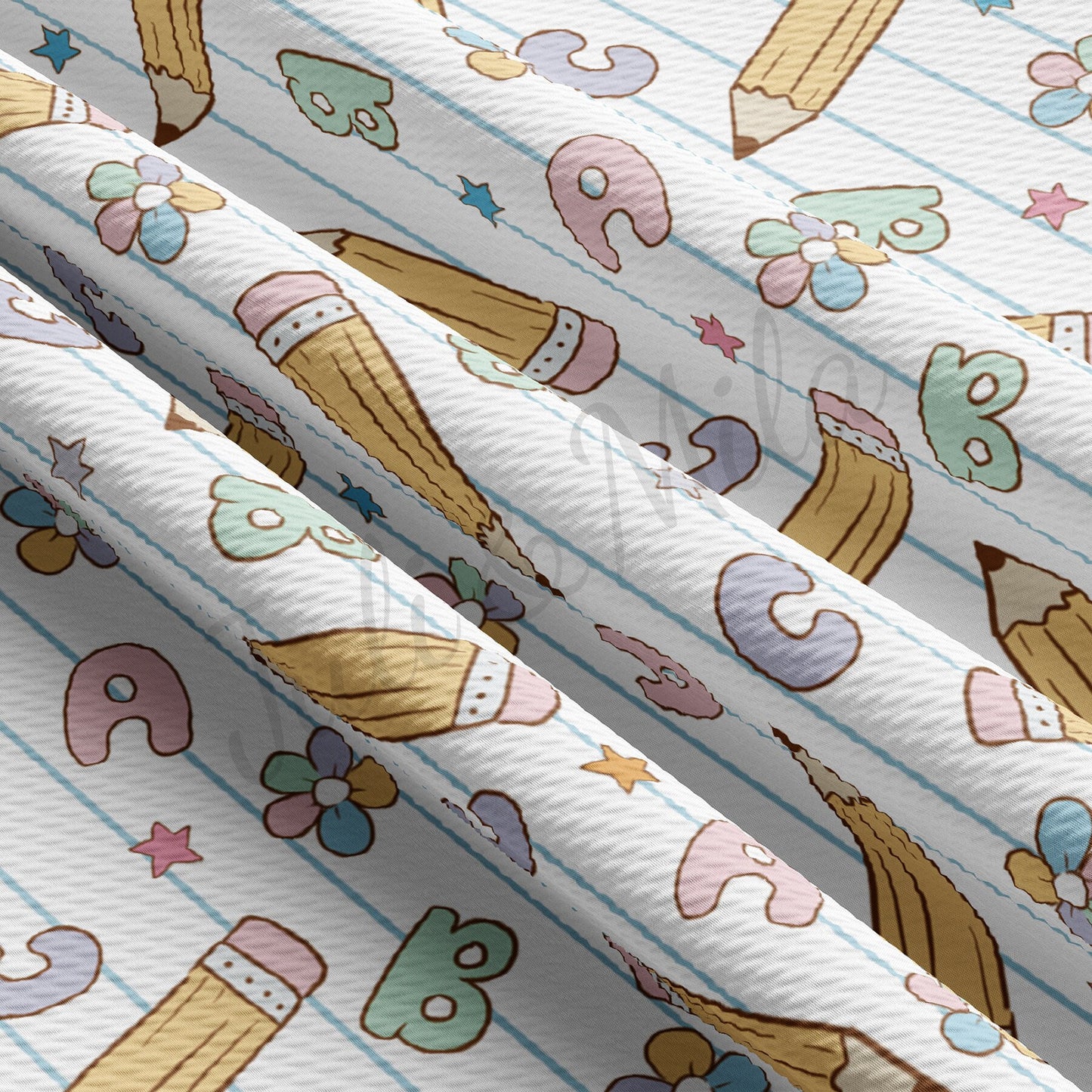 Back to School  Bullet Fabric  AA1666