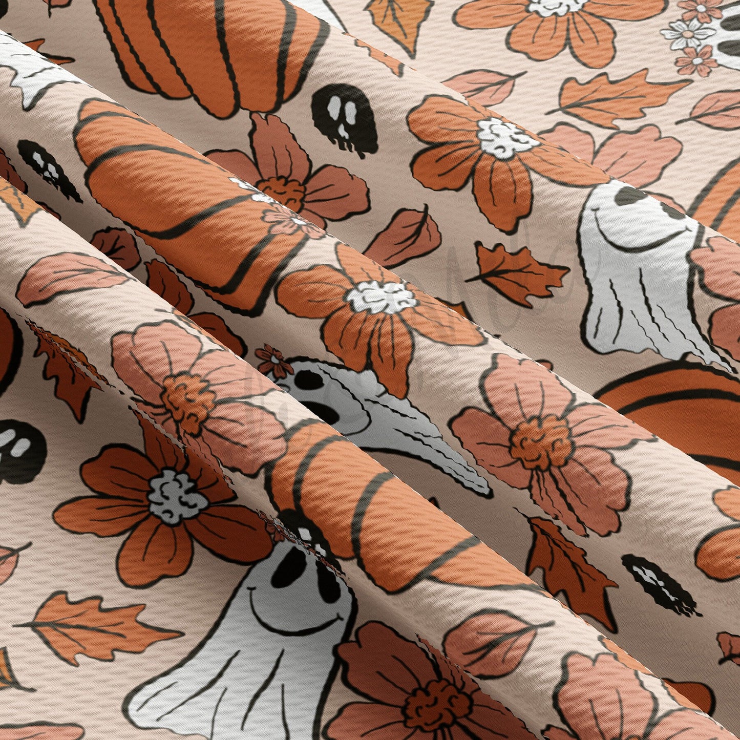 Fall Pumpkin  Bullet Textured Fabric  AA1686
