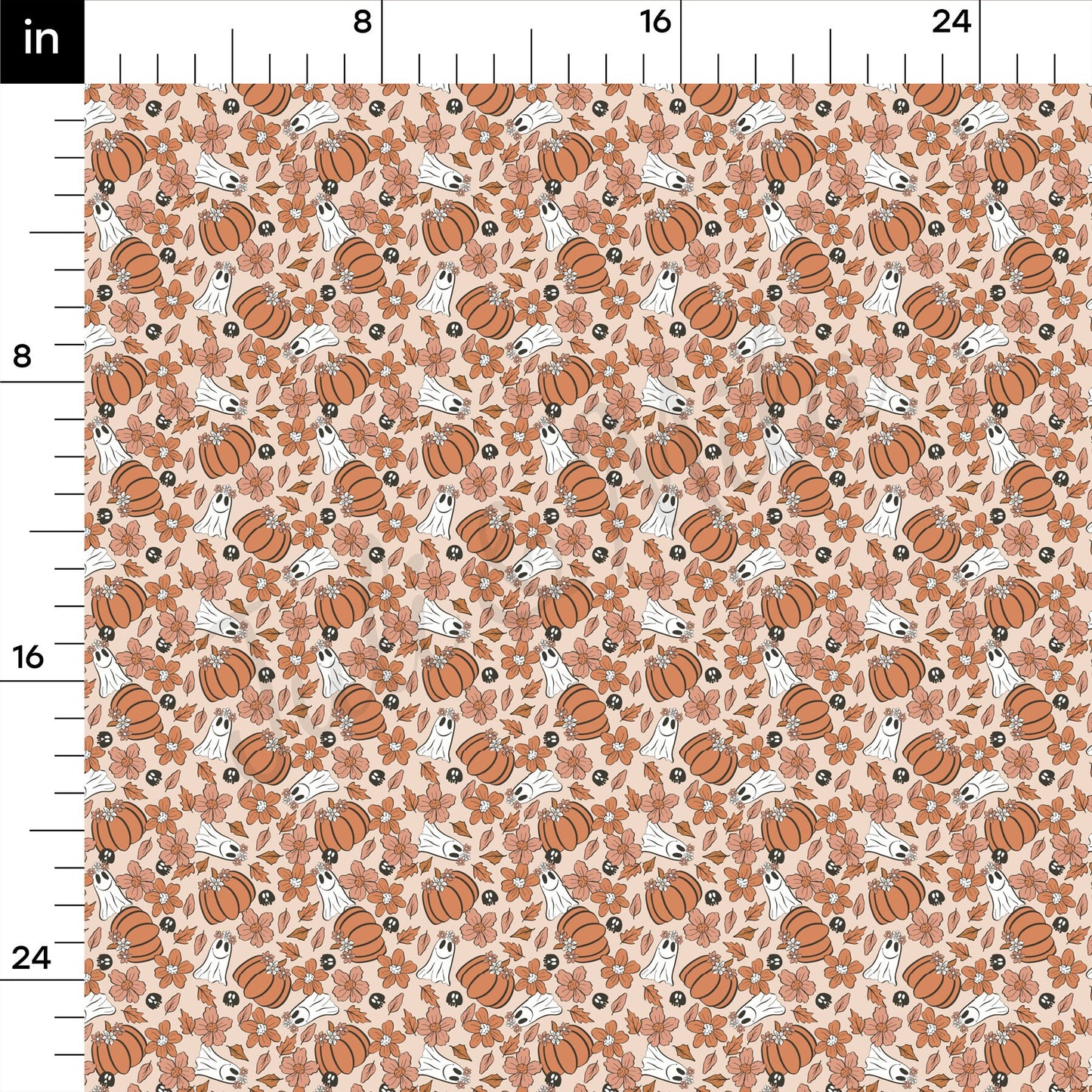 Fall Pumpkin  Bullet Textured Fabric  AA1686