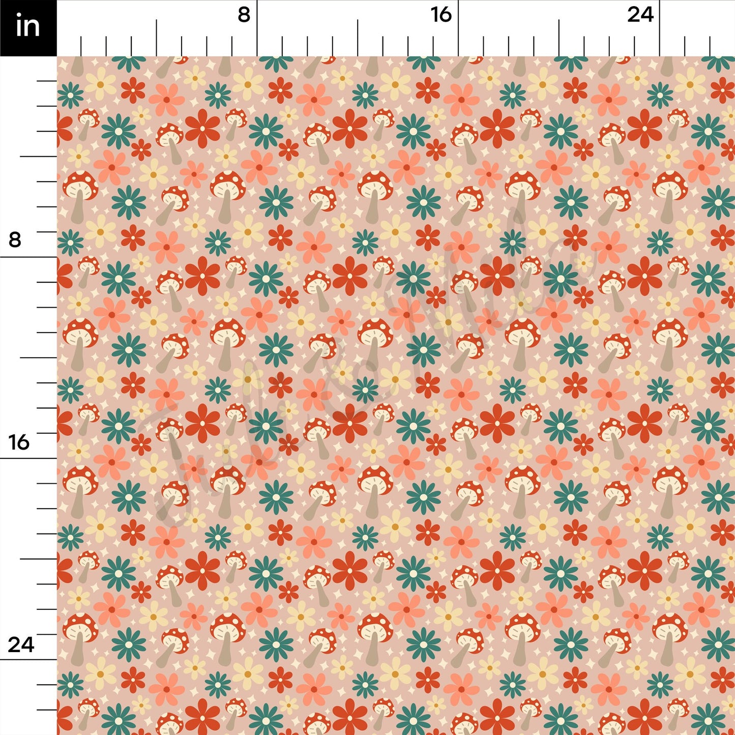 Floral Bullet Textured Fabric AA1717