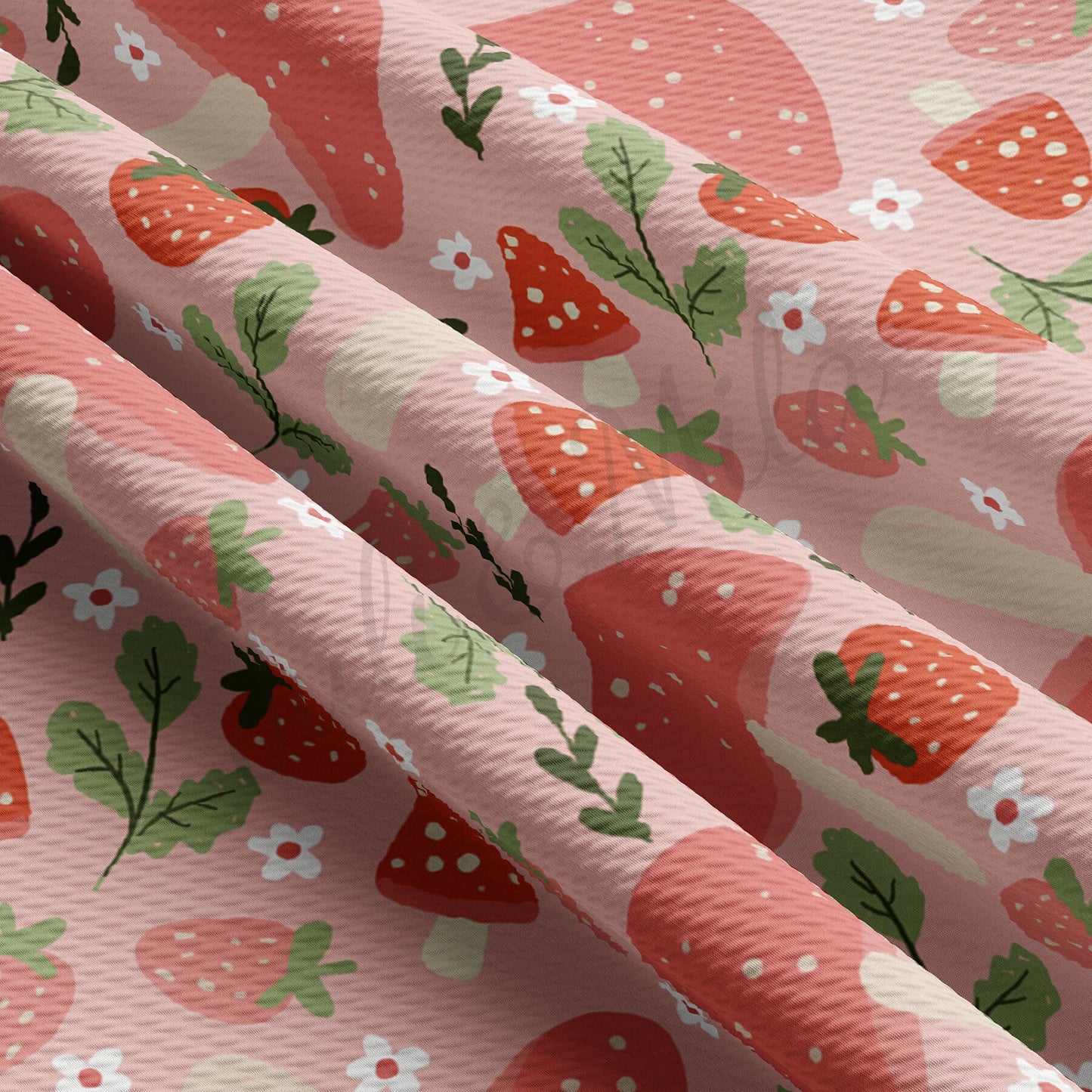 Strawberry Summer Bullet Textured Fabric AA1718