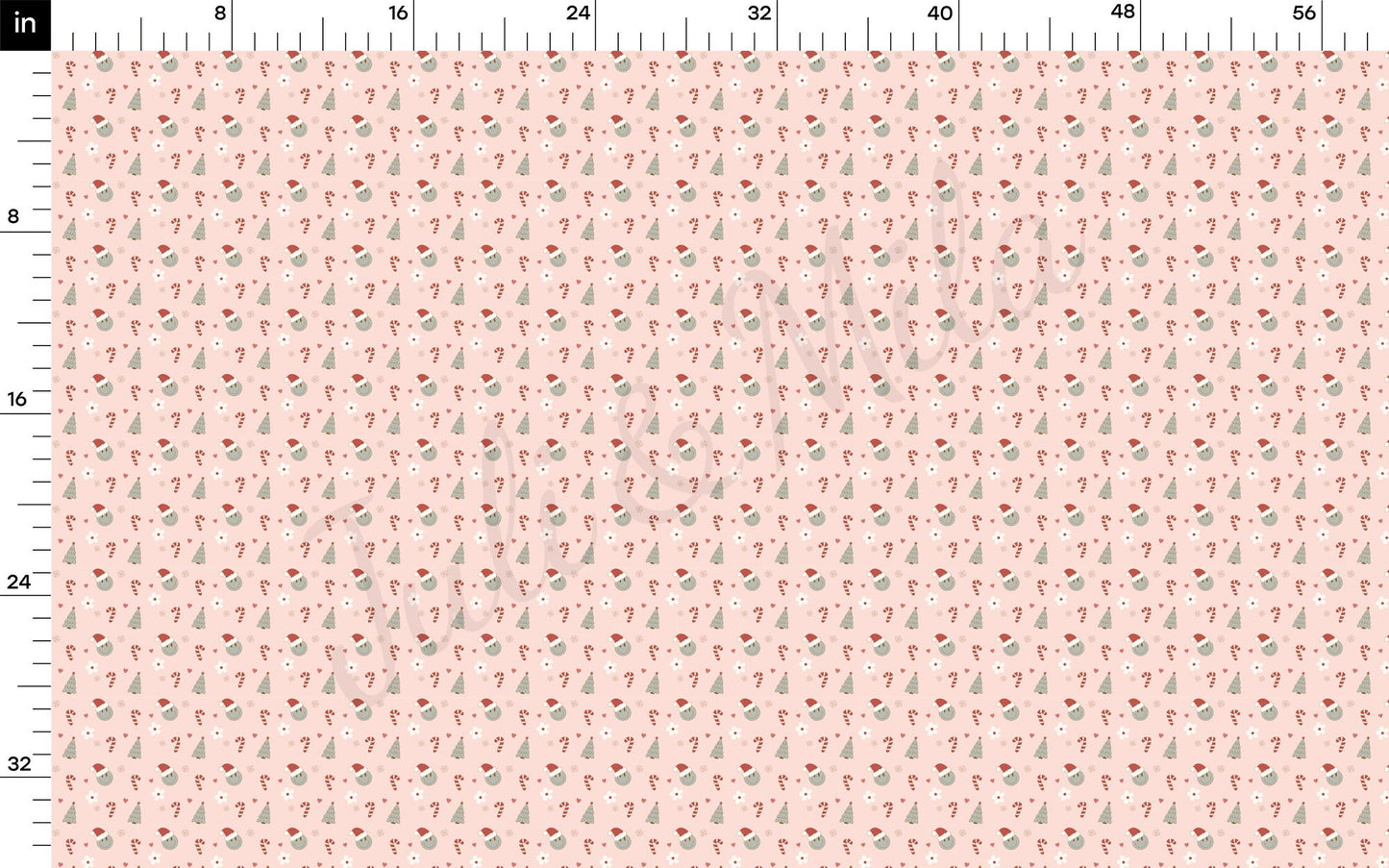 Christmas Printed Liverpool Bullet Textured Fabric by the yard Fabric AA1734