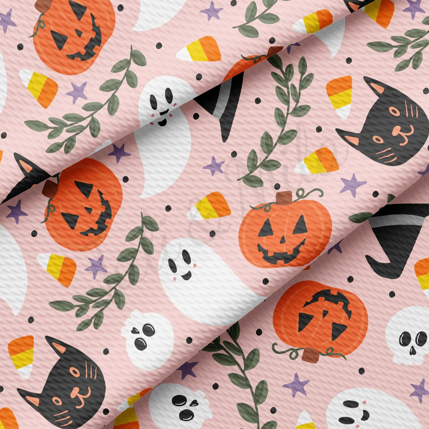 Fall Pumpkin  Bullet Textured Fabric AA1748