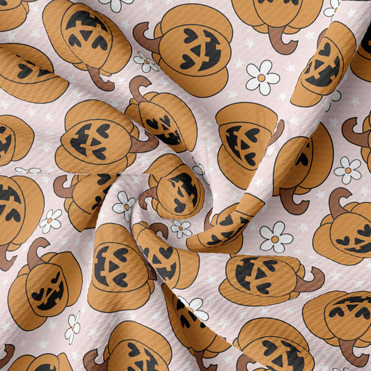 Fall Pumpkin  Bullet Textured Fabric AA1768