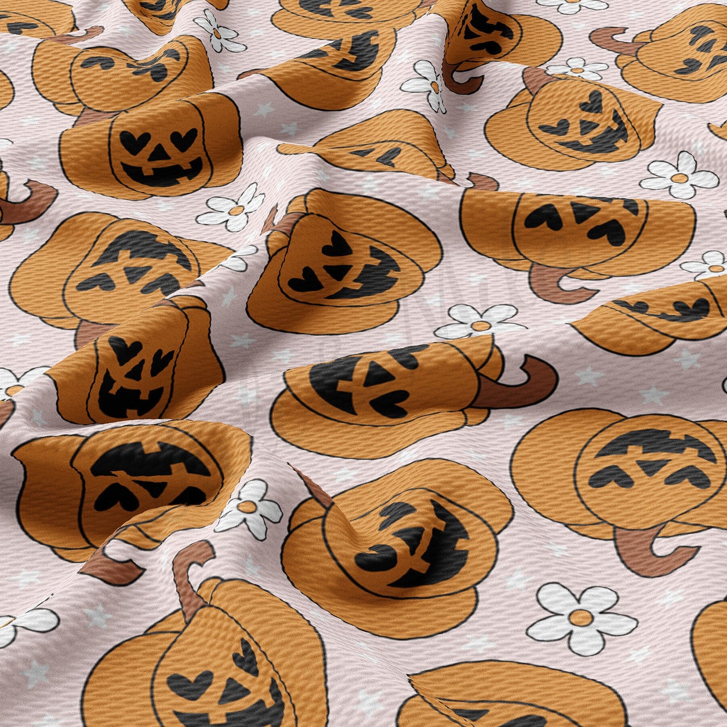 Fall Pumpkin  Bullet Textured Fabric AA1768