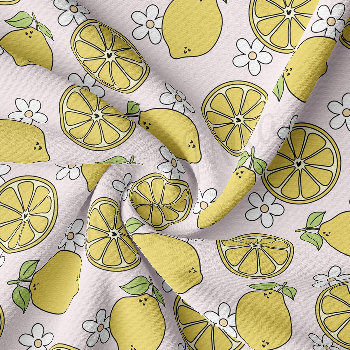 Lemon Bullet Textured Fabric  AA1800