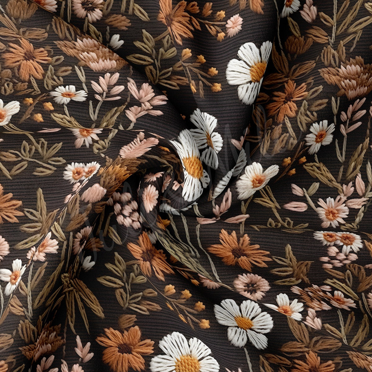 Double Brushed Polyester Fabric DBP1784 Embroidery