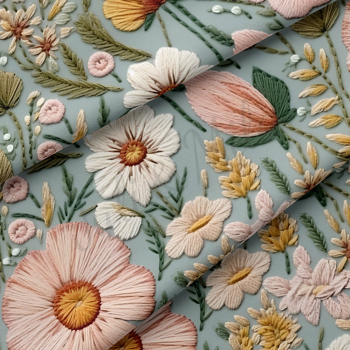 Double Brushed Polyester Fabric DBP1786 Embroidery