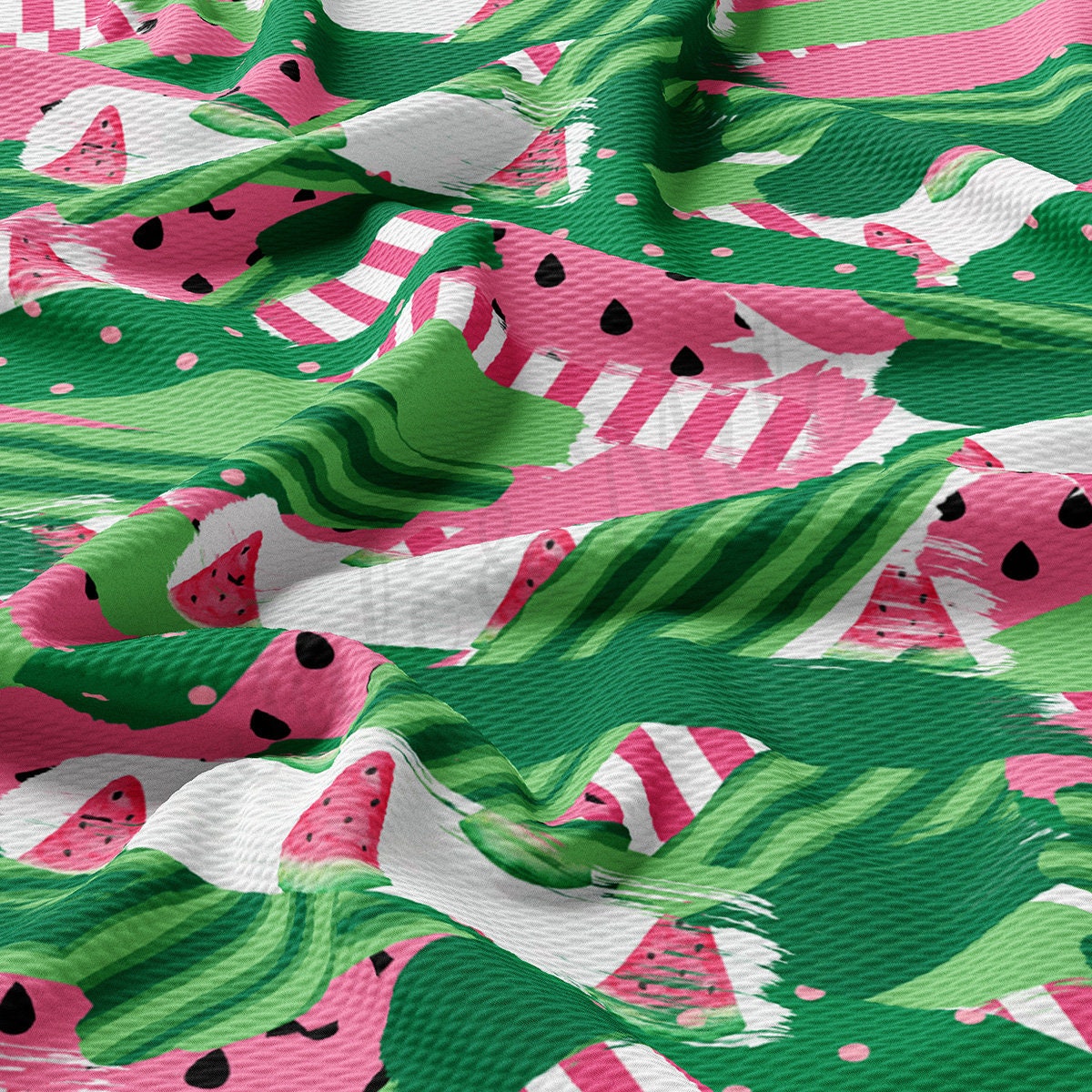 Watermelon  Bullet Textured Fabric AA1807