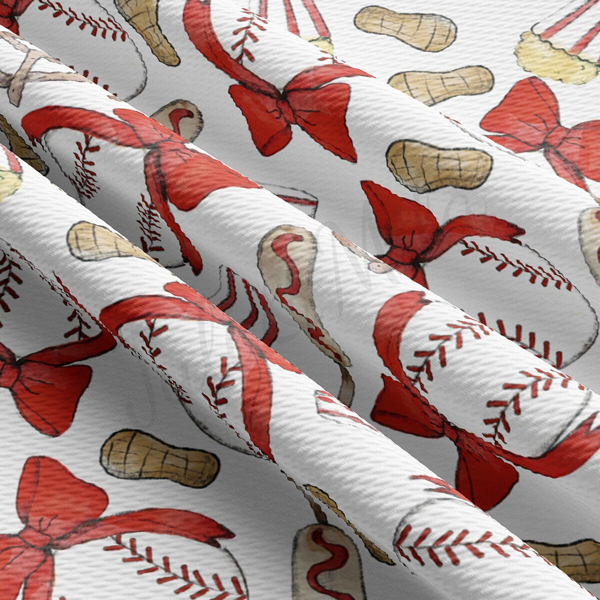 Baseball Bullet Textured Fabric  AA1809