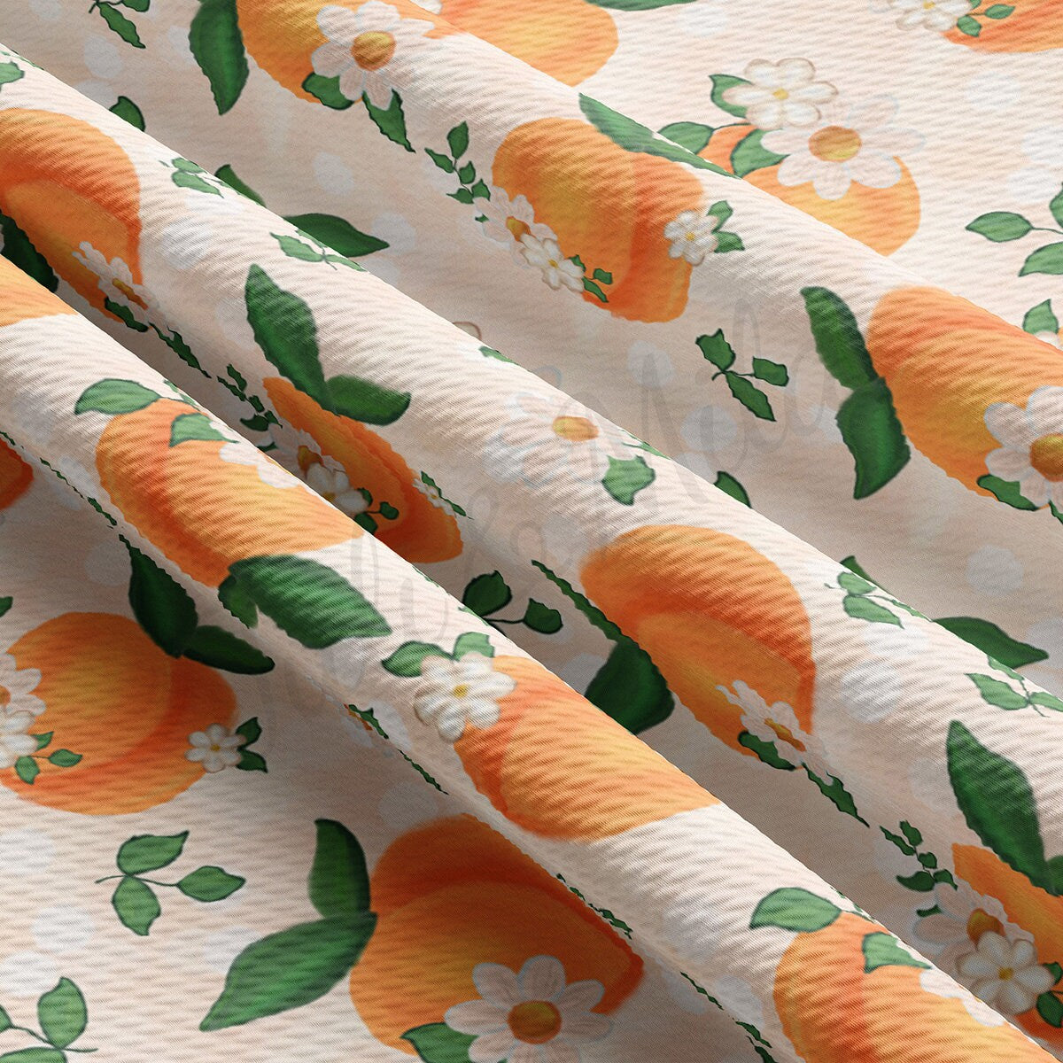 Peach Summer Bullet Textured Fabric AA1811