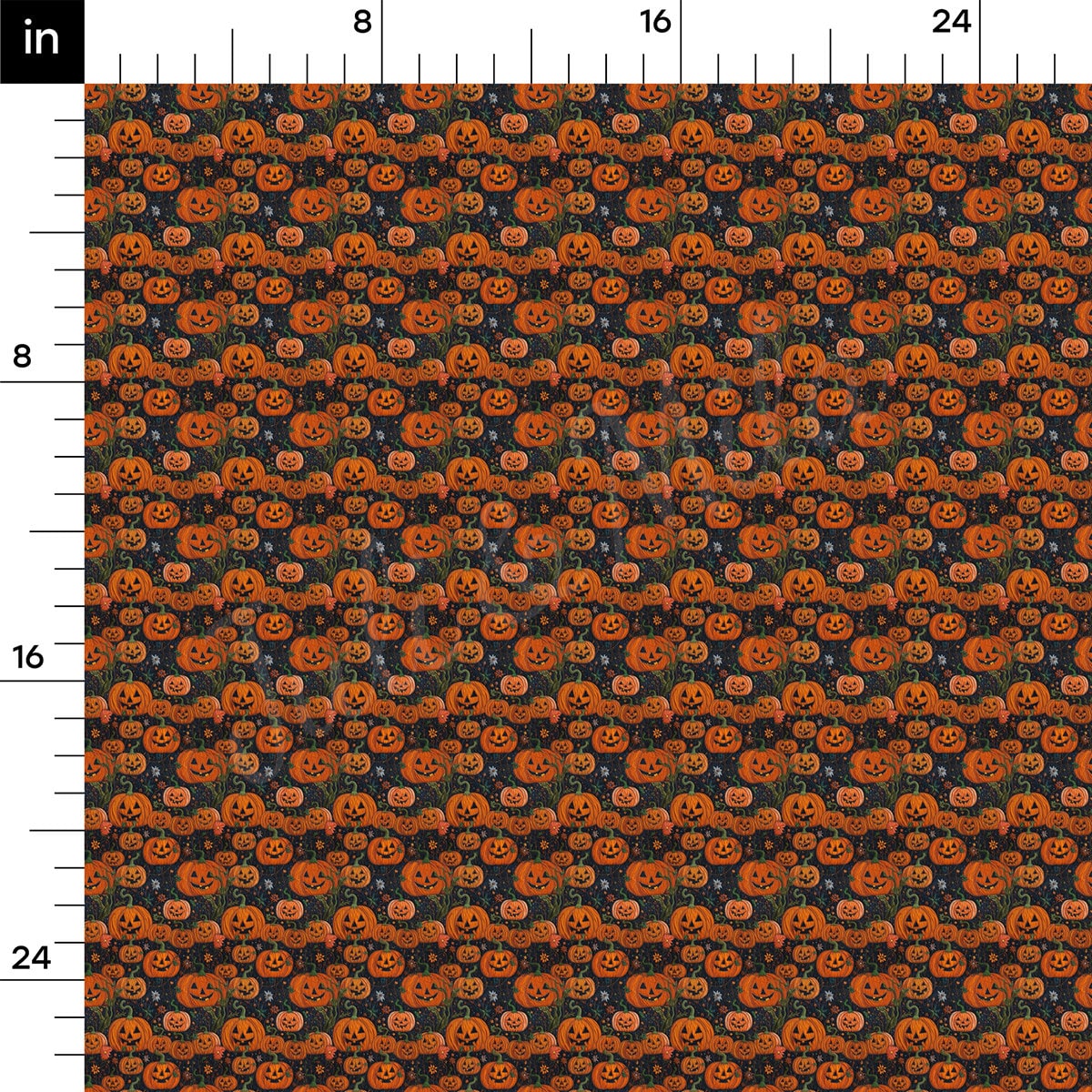 Autumn Fall Halloween Bullet Textured Fabric AA1815
