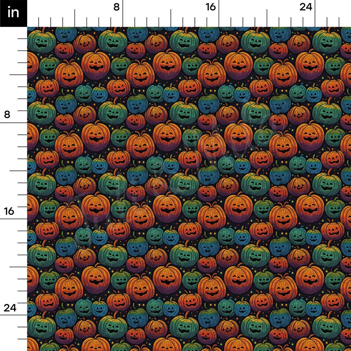 Autumn Fall Halloween  Bullet Textured Fabric  AA1816