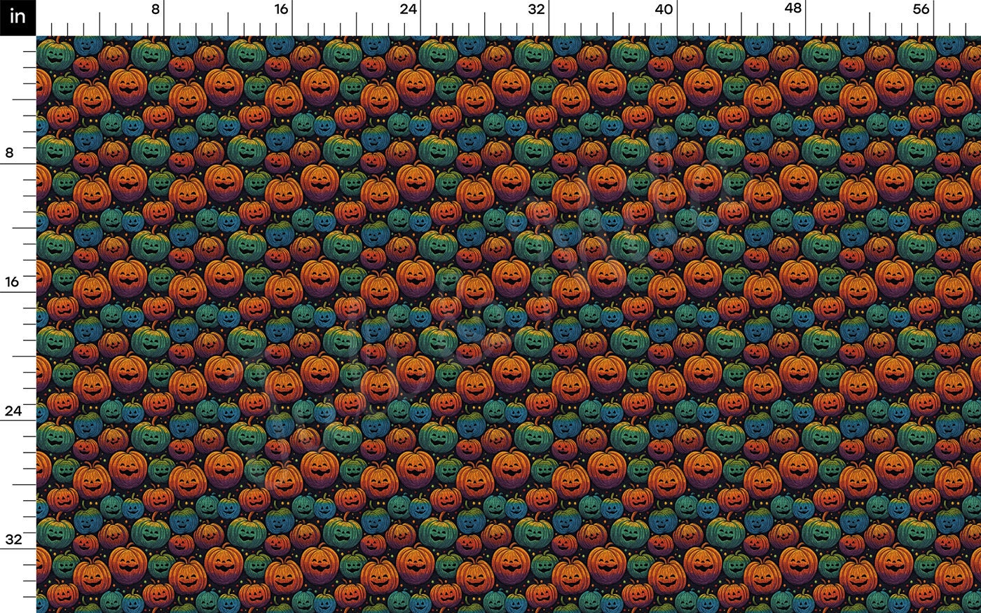 Autumn Fall Halloween  Bullet Textured Fabric  AA1816