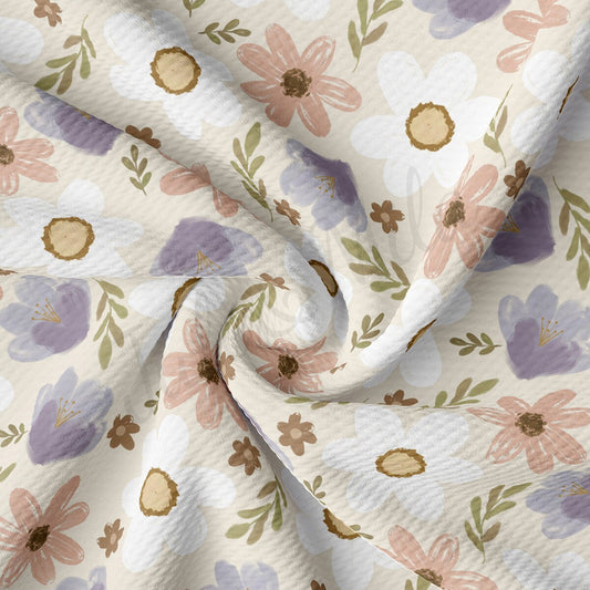 Floral  Bullet Textured Fabric AA1825