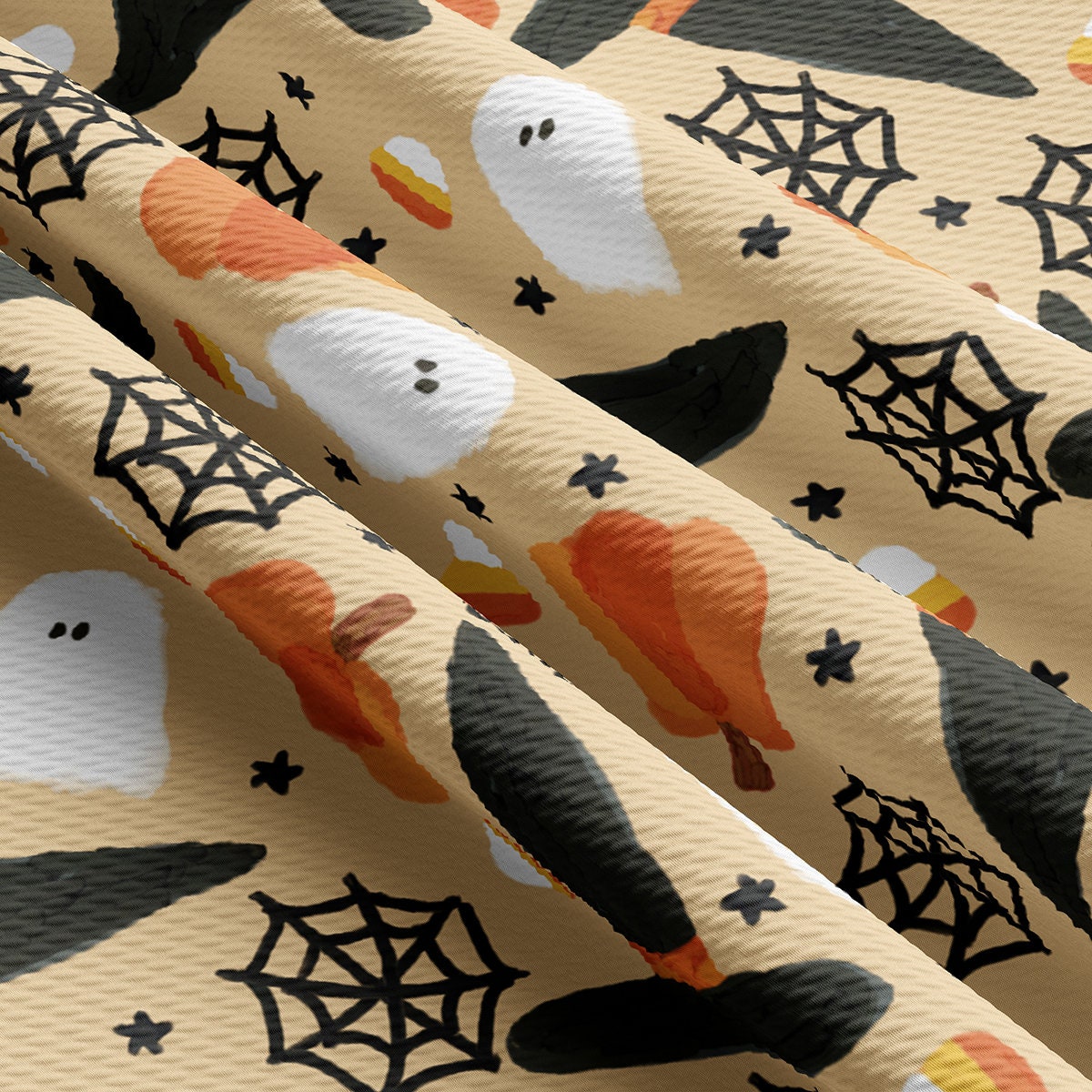 Autumn Fall Halloween  Bullet Textured Fabric  AA1829