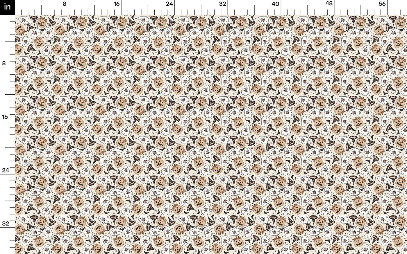 Autumn Fall Halloween  Bullet Textured Fabric  AA1831