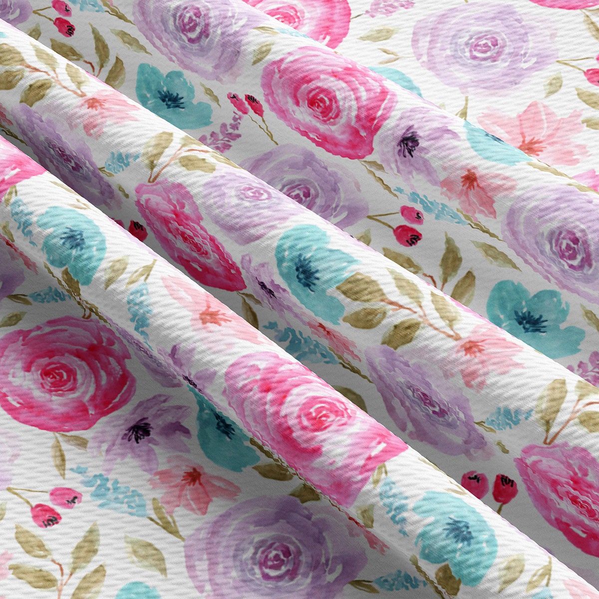 Floral Bullet Textured Fabric  AA1842