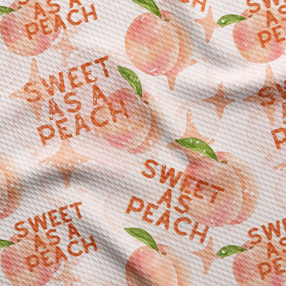 Peach Summer  Bullet Textured Fabric  AA1845