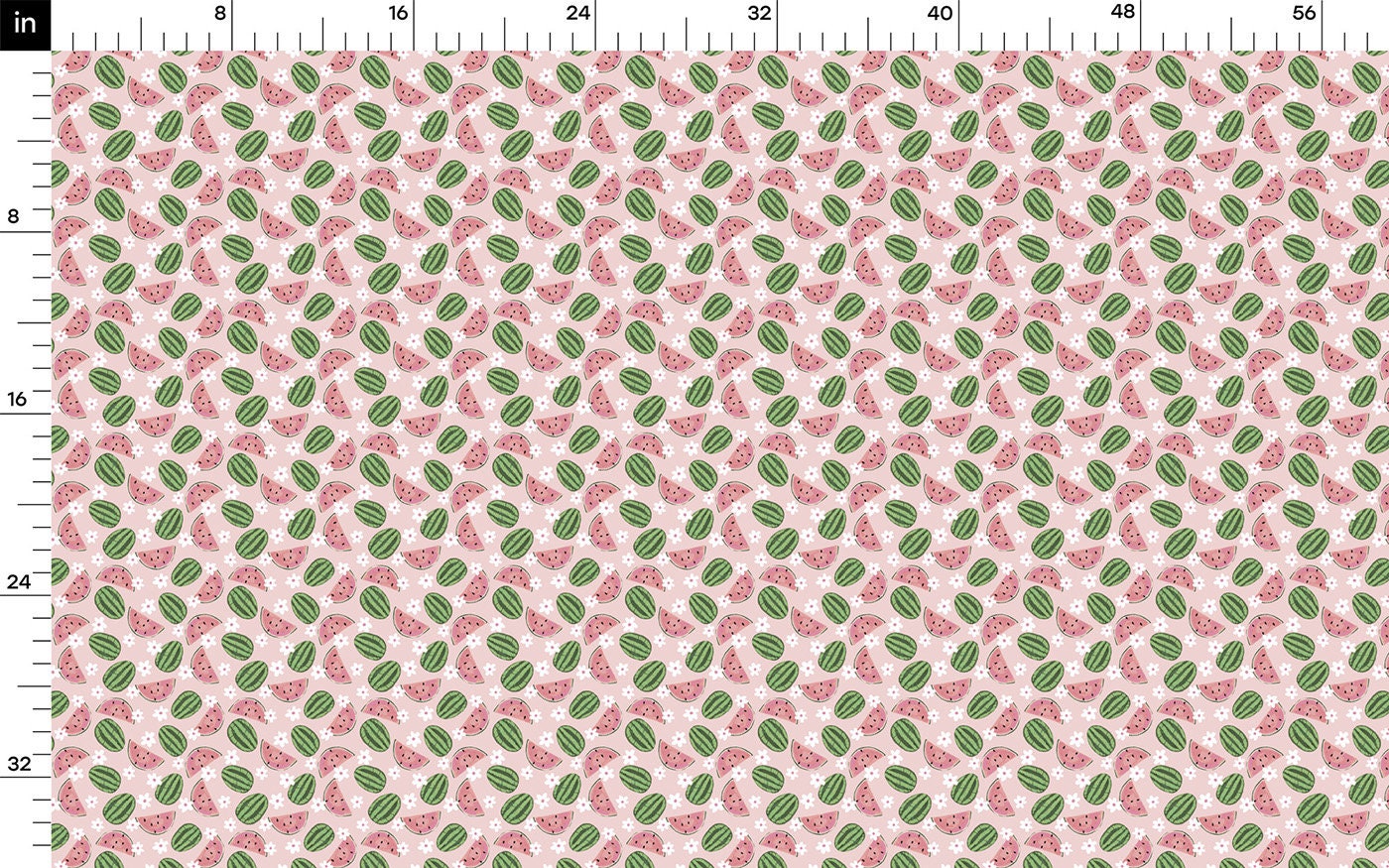 Watermelon Bullet Textured Fabric  AA1851