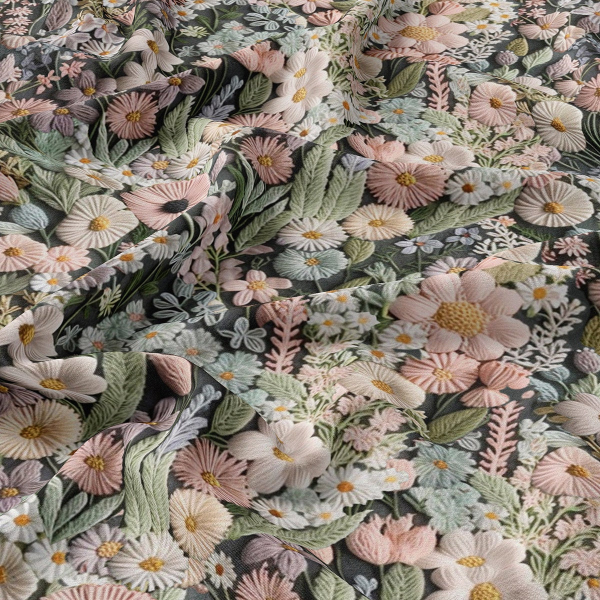 Embroidery  Double Brushed Polyester Fabric  DBP1818