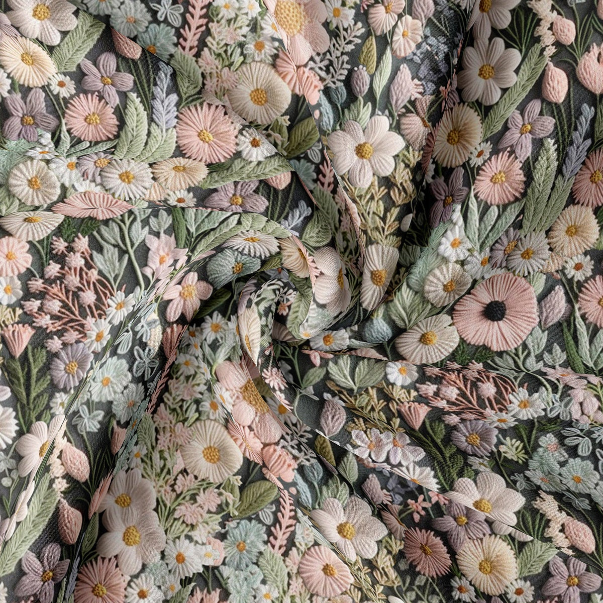 Embroidery  Double Brushed Polyester Fabric  DBP1818