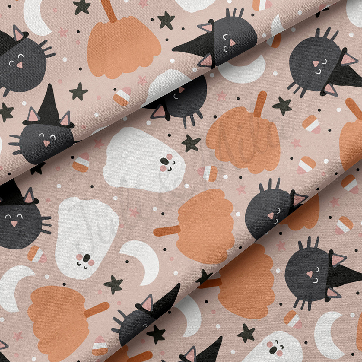 Double Brushed Polyester Fabric DBP1830 Halloween Autumn Fall