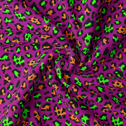 Mardi Gras  Double Brushed Polyester Fabric DBP1848