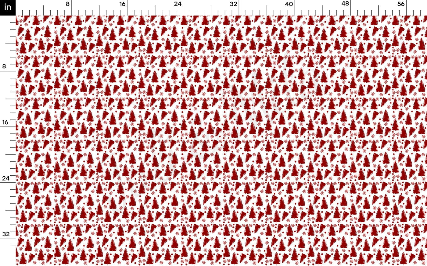 Christmas Rib Knit Fabric RBK1841