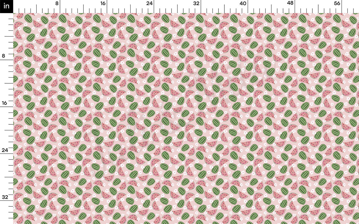 Watermelon Rib Knit Fabric AA1851