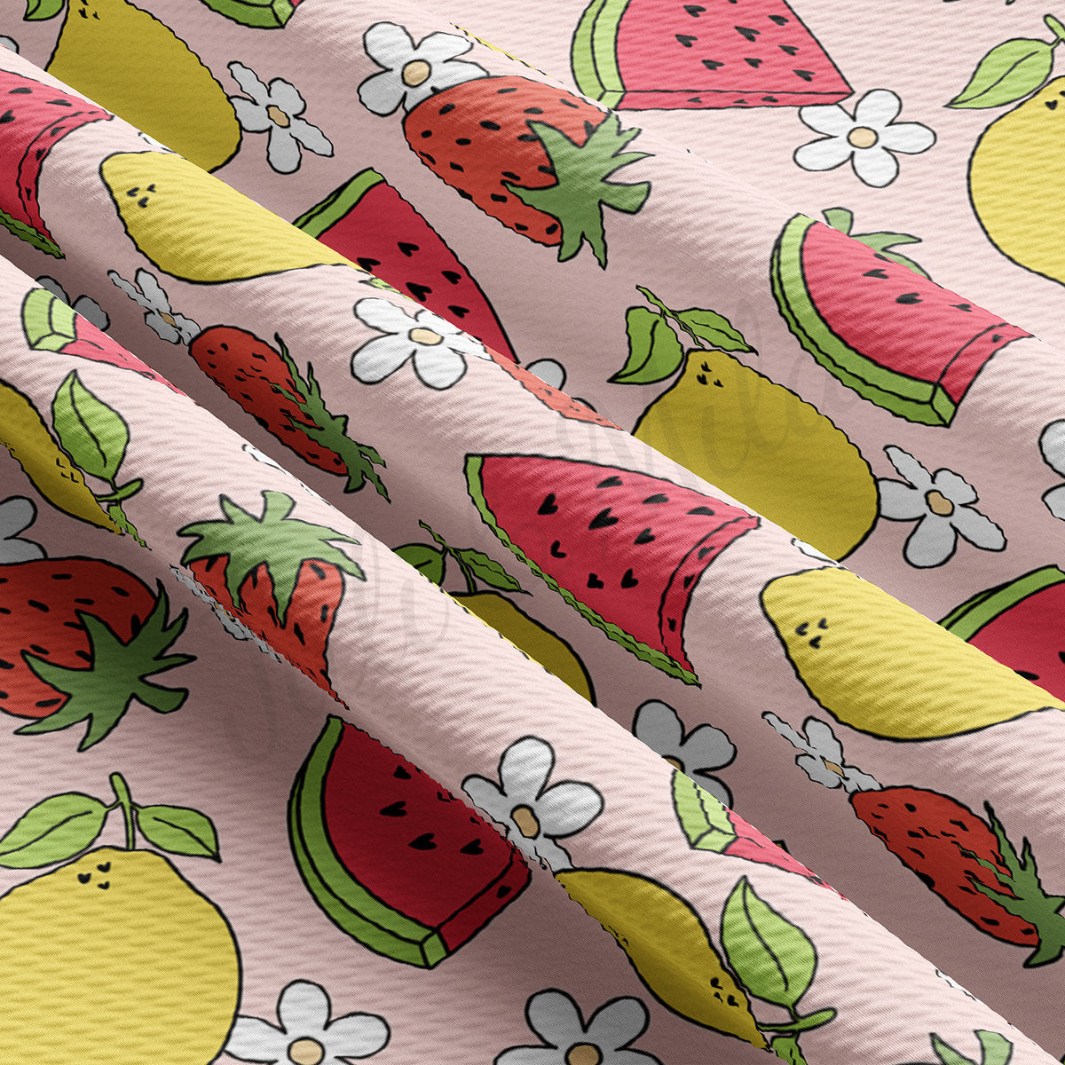 Watermelon Bullet Textured Fabric  AA1797