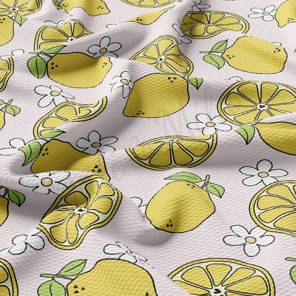 Lemon Bullet Textured Fabric  AA1800