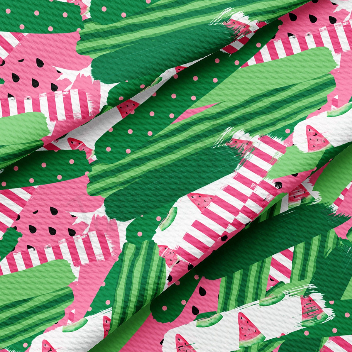 Watermelon  Bullet Textured Fabric AA1807