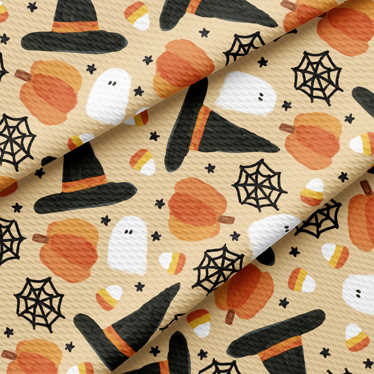 Autumn Fall Halloween  Bullet Textured Fabric  AA1829