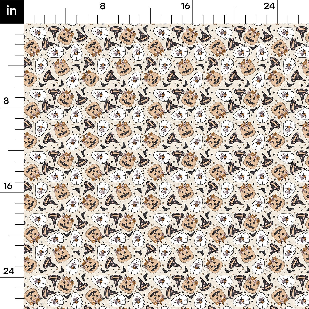 Autumn Fall Halloween  Bullet Textured Fabric  AA1831