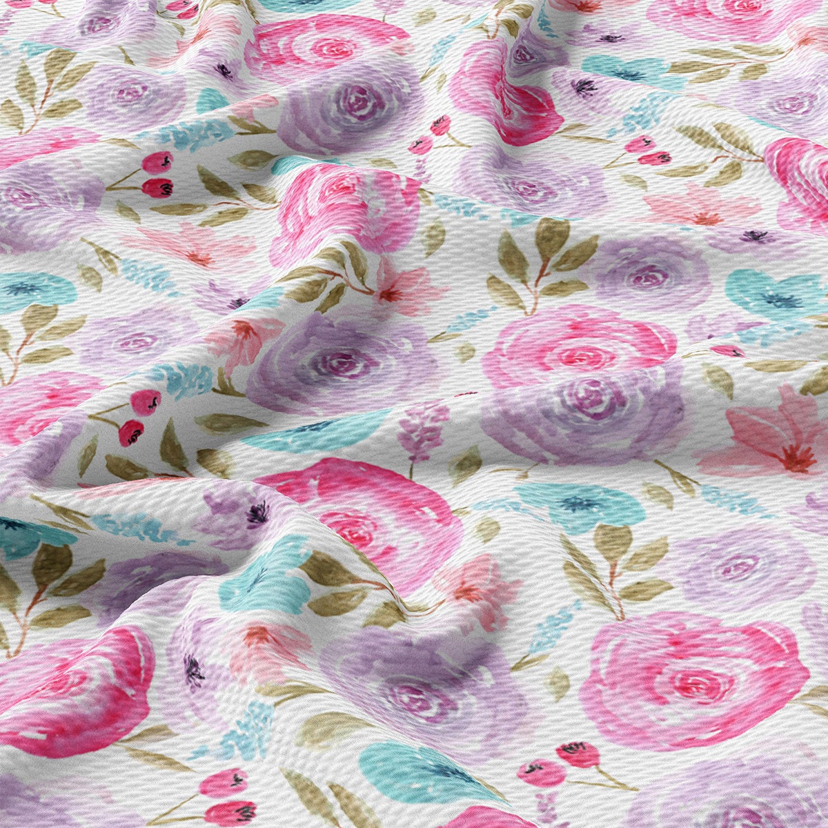 Floral Bullet Textured Fabric  AA1842