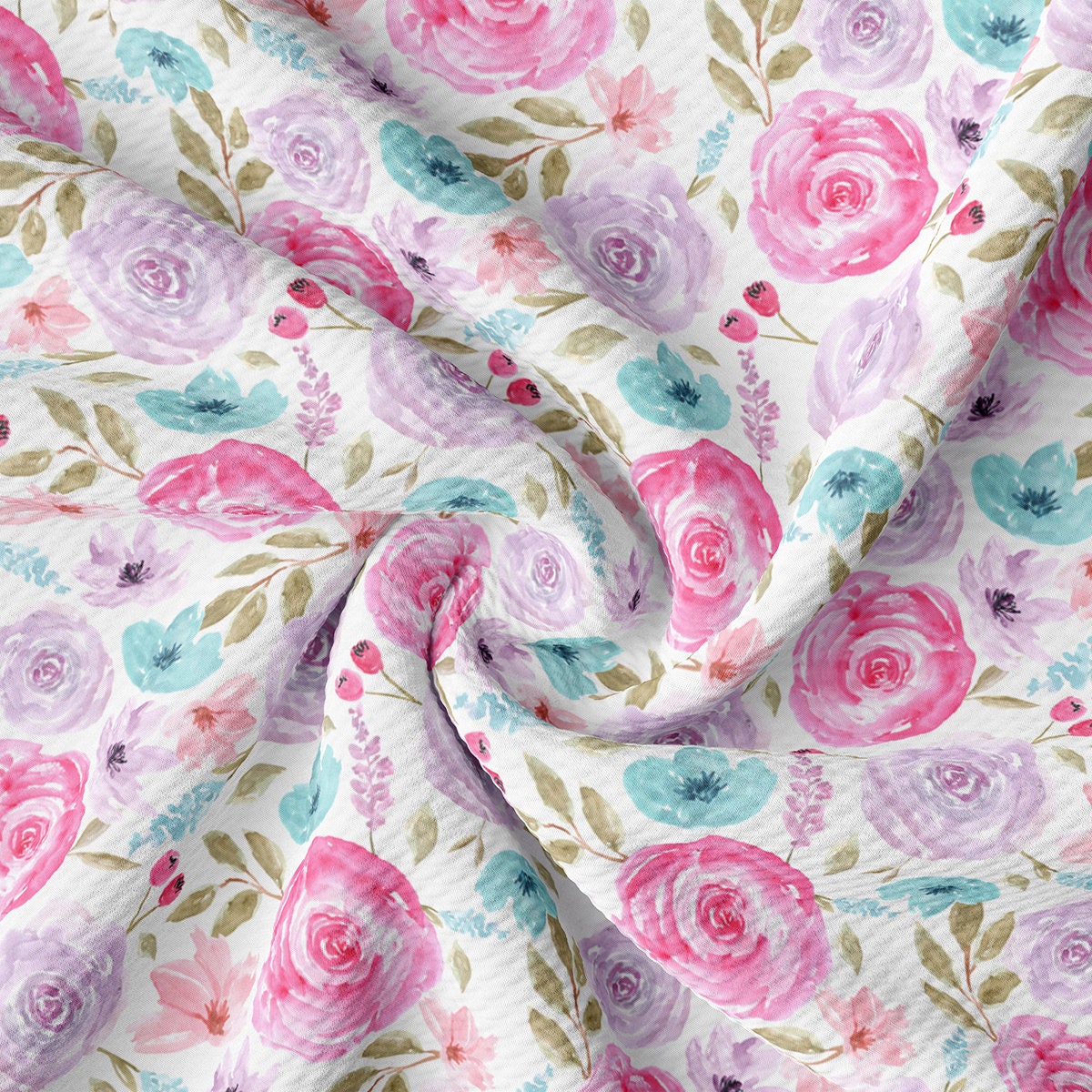 Floral Bullet Textured Fabric  AA1842