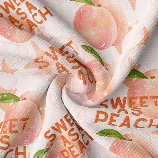 Peach Summer  Bullet Textured Fabric  AA1845